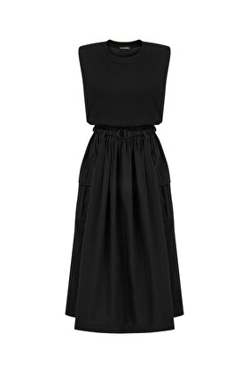 Padded Garnished Dress