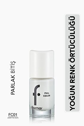 Yoğun Pigmentli Parlak Oje- Full Color Nail Enamel- Fc01 Over The Alps -8690604310371