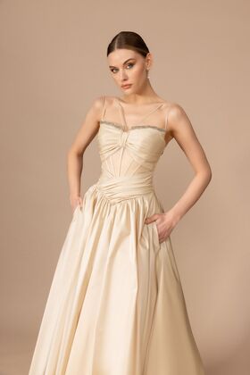 Long Transparent Detailed Dress