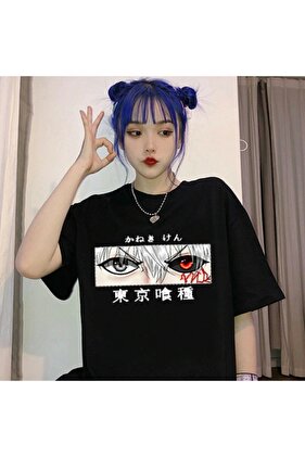 Modakarma Unisex Anime Tokyo Ghoul Eyes T-shirt