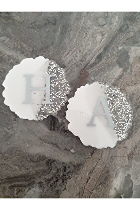 İsminize Özel 7 cm Yüzük Yükseltici, Yüzüklük, Alyans Yükseltici Söz-Nişan Tepsisi Aksesuarı 2 Adet