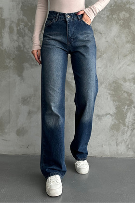 Women's High Waist Jean Jeans Palazzo Pants