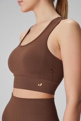 Gela Compress Sport Bra - طبقة مزدوجة من التربة