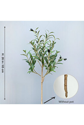 65-200CM Artificial Olive Plant tree High Branches Faux plant Plastic Leaf  Ornamental indoor Art...
