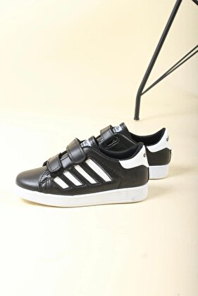 أحذية فيليه بيضاء فيلكرو مريحة ومرنة وخفيفة الوزن للاستخدام اليومي للجنسين للأطفال أحذية رياضية أنيقة للأطفال