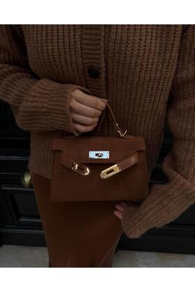 Tan Nubuck Bag - with Cover and Belt Accessory