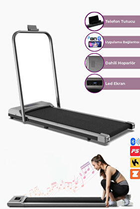 Bluetoothlu Uzaktan Kumandalı Portatif Yürüme Ve Koşu Bandı