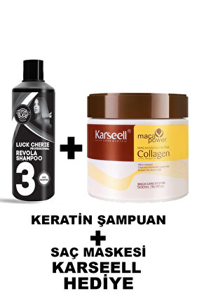 Karseell College Hair Mask 500ml + Keratin Shampoo 100ml Gift Set