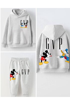 مجموعة ميكي مزدوجة مكونة من ثلاث قطع مع طفل راستر وين