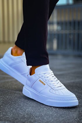 CH087 CBT كينتون حذاء رجالي أبيض / أبيض