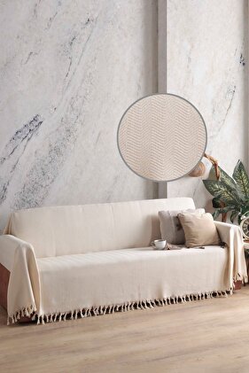 غطاء أريكة طبيعي إكرو يغطي الأذرع 180x300