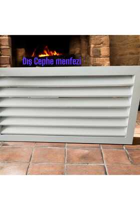 DIŞ CEPHE PANJURU SABİT MENFEZ 30*30 CM ALÜMİNYUM