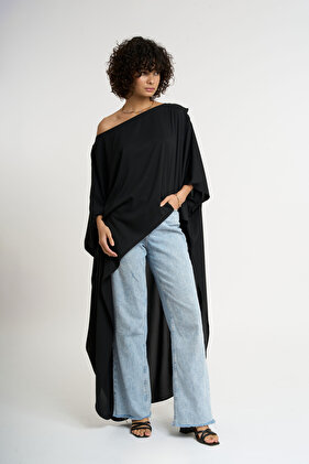 Women's One Shoulder Asymmetrical Blouse |   3228