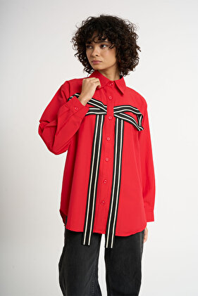 Bow Detailed Shirt - 4003