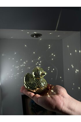 Altın Ördek Disko Topu Dekorasyon Disco Heart Gold Pinterest Aynalı Y2K