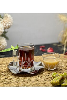 طقم شاي وقهوة نيارا هوم مكون من 18 قطعة