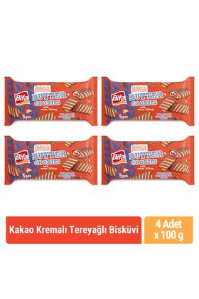 Baker's Favorite Tereyağlı Bisküvi Kakao Kremalı 100 gr X 4 Adet