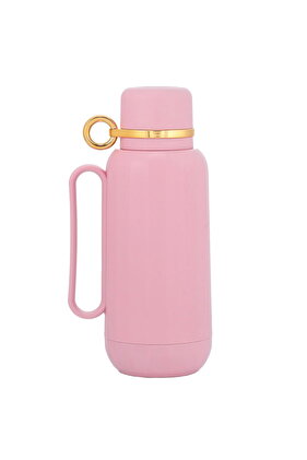 ترمس رحال وردي فاتح وذهبي سعة 1 لتر