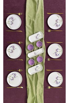طقم فطور فوسيا 13 قطعة لـ 6 أشخاص