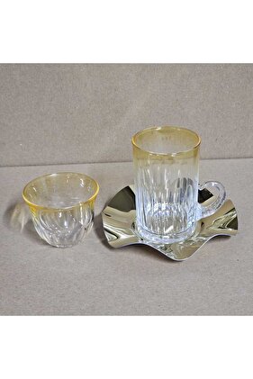 طقم شاي وقهوة 18 قطعة