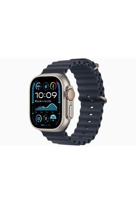 Watch Ultra 2 GPS + Cellular 49mm Natural Titanium Case with Navy Ocean Band