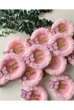 مغناطيس وردي للفتيات الصغيرات، مغناطيس مجسم، هدية ولادة الطفل 10 قطع