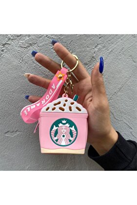 Pink Starbucks Adorable Silicone Coin Purse