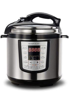 طنجرة ضغط كهربائية سعة 8 لتر مع سطح غير لاصق