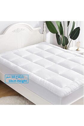 غطاء مرتبة مقاس 10 سم مصنوع من اللباد السميك للغاية والمريح للغاية والنعومة الفائقة متوفر بجميع المقاسات