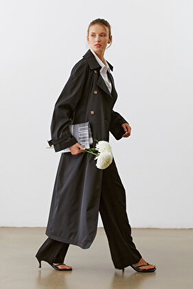 Oversize Kruvaze Trenchcoat