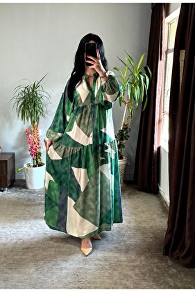 فستان أخضر للموسم الجديد