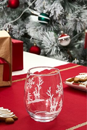 New Year Yılbaşı Snow Meşrubat Bardağı 590 Ml