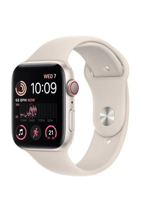 Watch SE (2023) | GPS + Cellular | 40mm Starlight Aluminum Case | Starlight Sport Band