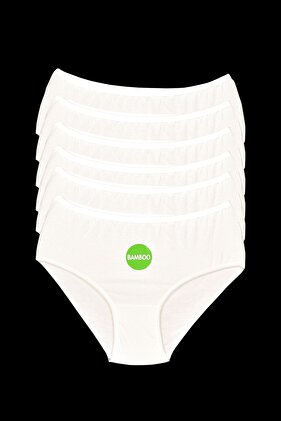 سعر ترويجي 3 قطع سراويل داخلية عالية الخصر من الخيزران إكرو