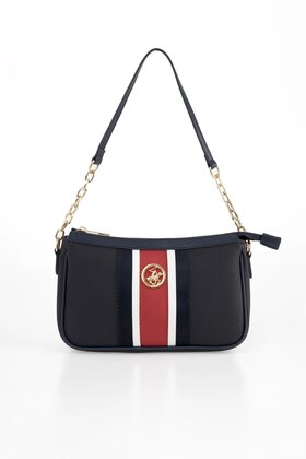 حقيبة كتف نسائية باللون الأزرق الداكن 05BHPC8000