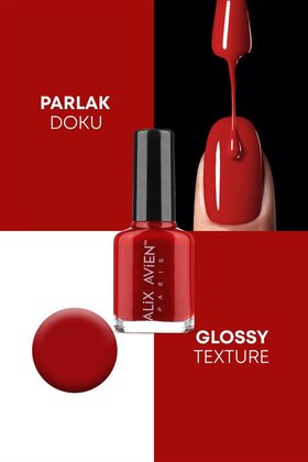 Ateş Kırmızı Oje 56 - Yüksek Pigmentli Uzun Süreli Kalıcılık Hızlı Kuruma - Nail Lacquer 56