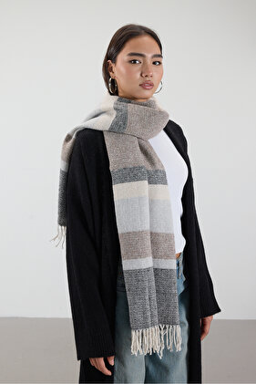 Color Block Shawl Shawl2039-D2