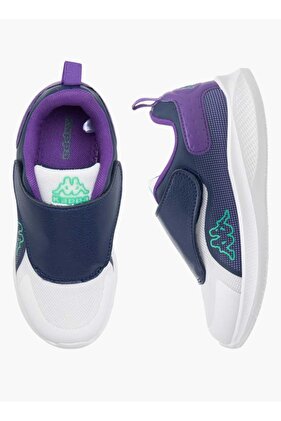 حذاء رياضي للصبيان بتفاصيل الشعار مع نظام إغلاق بخطاف وحلقة