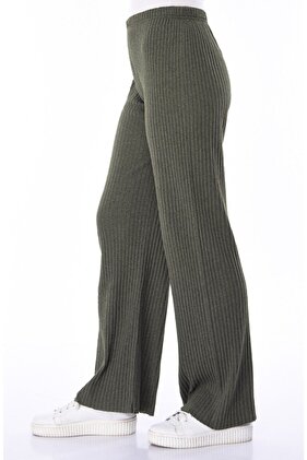 Women's Khaki Color Comfortable Corduroy Pants & Tracksuits