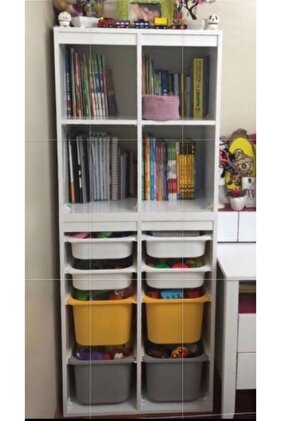 Mega Kaan-3 Mdf Toy Storage Cabinet Colorful