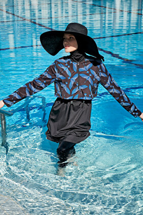 Remsa Parachute Covered Fully Covered Hijab Swimsuit R066 Anka
