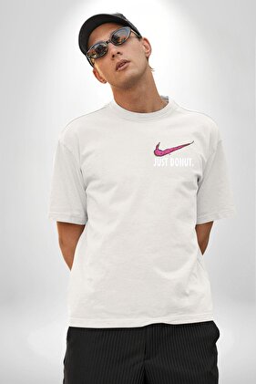 تي شيرت أبيض بتصميم كرتوني ممتع بتصميم كرتوني بسيط من القطن الممشط للنساء والرجال