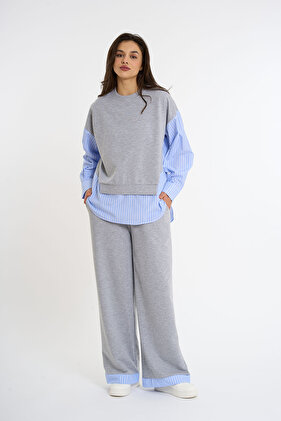 طقم بدلة رياضية مزخرفة