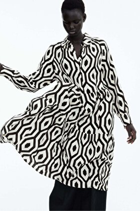 فستان قميص فيسكوز