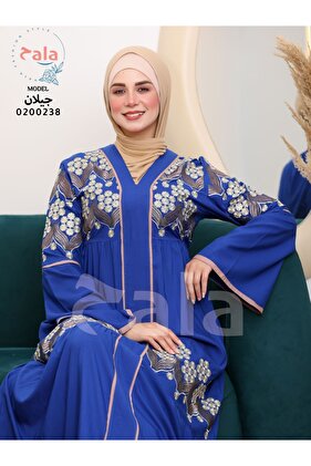 جلابية استقبال قطن ون سايز  الخامة كتان