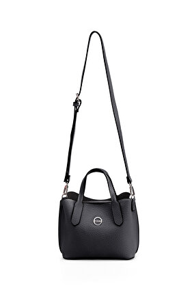 Geantă neagră de umăr pentru femei 05FO25Y5041
