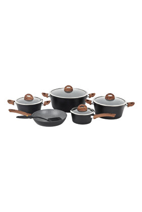 10Pc Forged GraniteCoat.Cookware Set1X2
