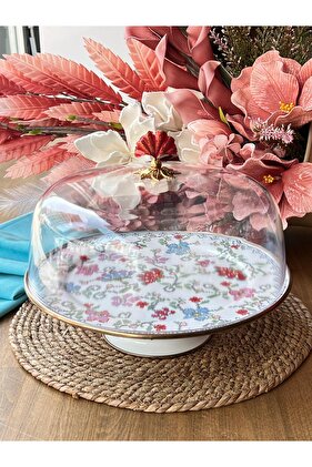 وعاء كيك مطلي بالمينا العتيق