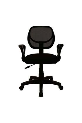 Gökkuşağı File Çalışma Koltuk Siyah