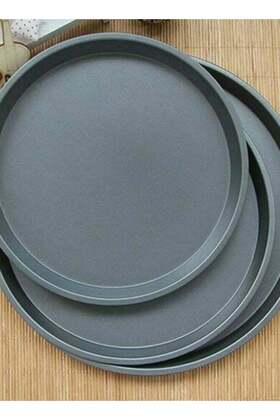 طقم قوالب بيتزا غير لاصقة مكون من 3 قطع متعدد الألوان